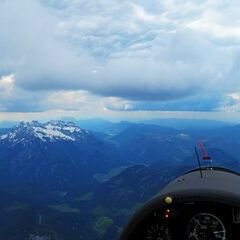 Flugwegposition um 12:14:38: Aufgenommen in der Nähe von Gemeinde Weißbach bei Lofer, 5093, Österreich in 2776 Meter